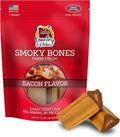 Country Kitchen Smoky Bones Bacon Flavored Dog Treats, Long Lasting, Easy to Digest, Made in USA, 7 Count
