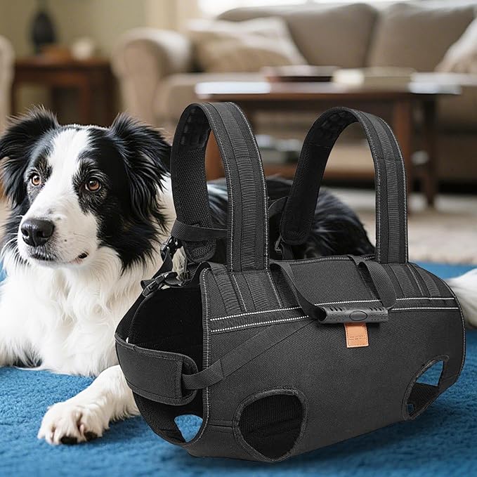 Dog Lifting Harness | Adjustable Breathable Carrying Vest,Dog Support Sling,for Large Breed Senior Elderly Rehabilitation Mobility Aid Daily Walk Travel Hiking