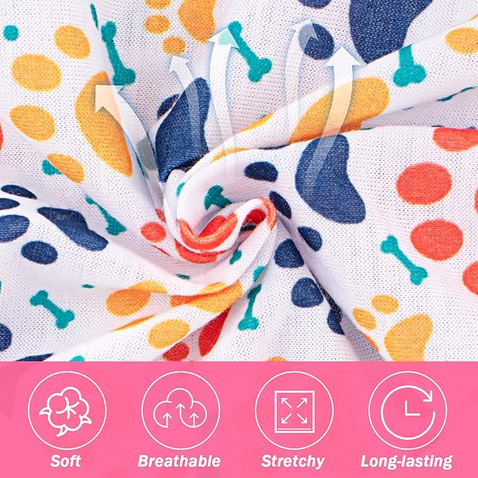 Coppthinktu Cat Recovery Suit Female Cats Onesie for Cats, Breathable Cat Surgery Suit for Surgical Abdominal Wounds Skin Diseases, Cute Kitten Spay Recovery Suit E-Collar Alternative Anti Licking