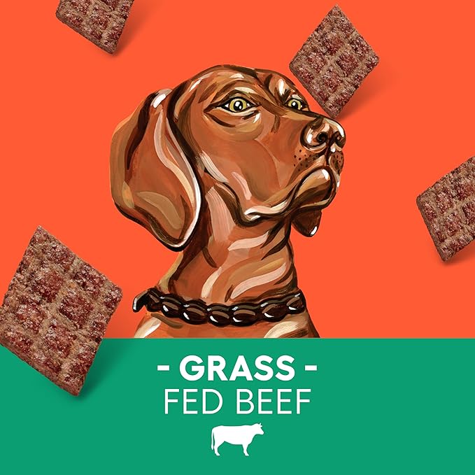 Newman's Own Beef & Sweet Potato Jerky Dog Treats, 5 oz Bag (Pack of 6) — High Protein, Grain Free, Grass-Fed as Beef First Ingredient, Chewy Wholesome Training Rewards