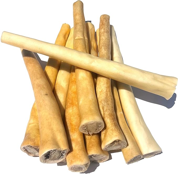 Cow Tails for Dog Treats, 16 Pack Bag, High Protein Pet Treats, 100% Natural Long Lasting Chews for Dog Snacks, Rawhide Alternative Beef Tails Dogs Chews 16 Count Bag