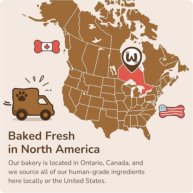 Wufers Spoiled Dog Gift Box | Dog Treats for Small Dogs | Handmade Hand-Decorated |Made with Locally Sourced Ingredients