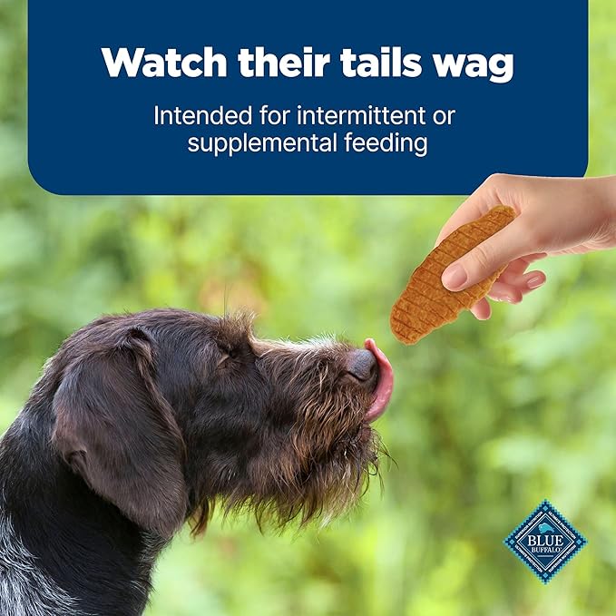 Blue Buffalo Nudges Jerky Cuts Dog Treats, Made in the USA with Natural Ingredients, Chicken, 10-oz Bag (Pack of 6)