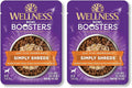 Wellness Bowl Boosters Simply Shreds Wet Dog Food Topper for Small,Medium,& Large Breeds,Grain Free,Natural,Chicken Liver & Broccoli,2.8 Ounce Pouch,(Pack of 24)
