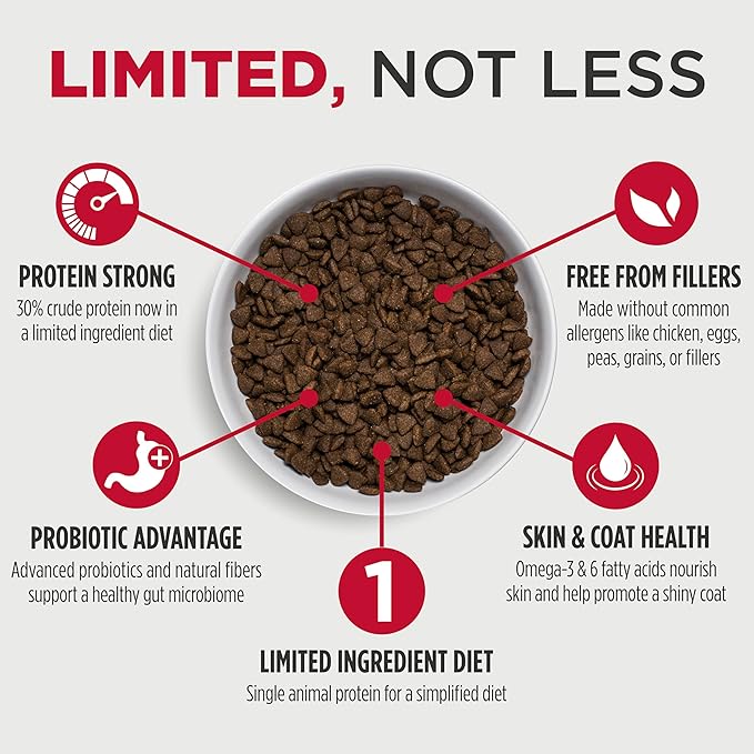 Nulo Freestyle Limited Ingredient Dry Dog Food - High Protein Alaska Pollock & Lentils Recipe, Natural Grain Free Dog Food for Puppies & Adults, Small, Medium and Large Breed Kibble, 24lb Bag