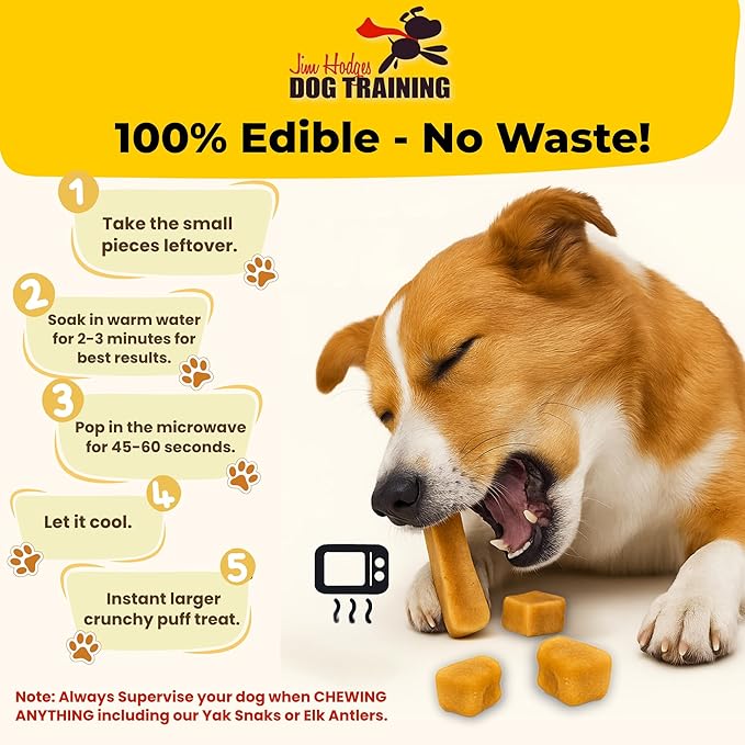 Yak Snak Dog Chews – All Natural Hard Cheese Himalayan Dog Treats – Long Lasting, Made from Yak Milk – Bulk Pack, Small, Medium & Large Sizes (Extra Large 25pcs.)