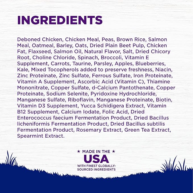 Wellness Complete Health Puppy Dry Dog Food, Large Breed, Wholesome Grains, Natural, Chicken, Oatmeal, & Salmon Recipe, (30-Pound Bag)