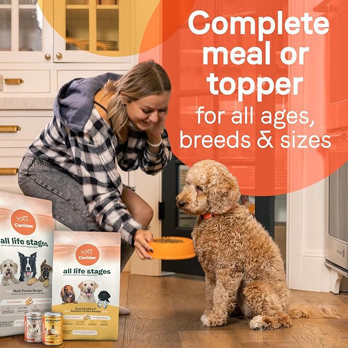Canidae All Life Stages Premium Wet Dog Food for All Breeds, All Ages, Multi-Protein with Chicken, Lamb & Fish, 13 oz. (Case of 6)
