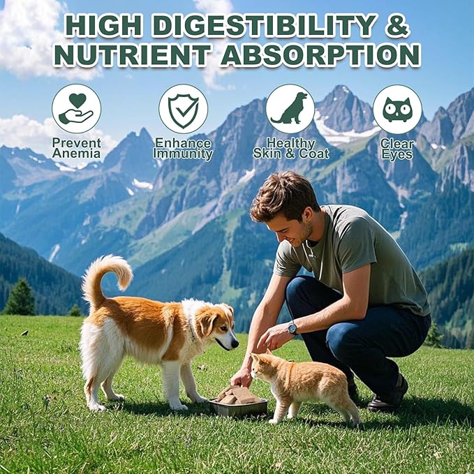 Freeze-Dried Beef Liver Dog Cat Treats - Single Ingredient Pet Snacks High Protein Rich in Iron & Vitamin A,Grain-Free,No Additives (3oz)
