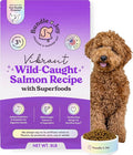 Bundle x Joy Vibrant Salmon Probiotic Dog Food Dry, 8lb Bag, Allergy and Gut-Friendly Adult Kibble for Digestive Health with Wild-Caught Salmon, 20 Plant Based Superfoods, Beef and Poultry Free