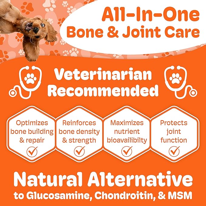 Boneo Canine | Patented Dog Bone and Joint Supplement | Vet-Recommended Lactoferrin Formula | Beyond Glucosamine | All Ages & Breeds | 90 Dual PackChewable Tablets, Liver Flavor