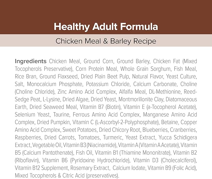 ENTRUST Adult Dog Food | Real Chicken & Barley | Enriched with Super Foods, Antioxidants and Probiotics | No Wheat or Soy | 6 Pound Bag