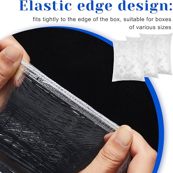 Tondiamo 150 Pieces Disposable Rabbit Cage Liner Plastic Bunny Cage Liner Bag Clear Guinea Pig Cage Liner Leak Proof Plastic Cage Liners for Hedgehog Hamster Small Animals Litter Pan