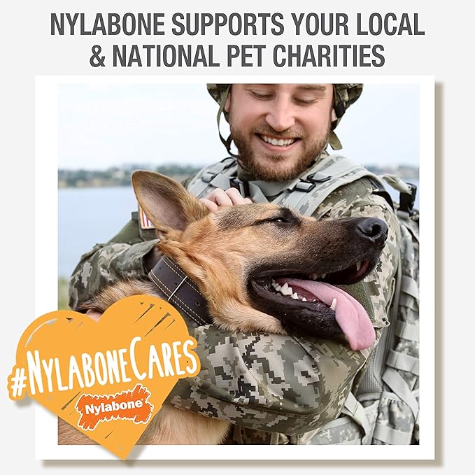 Nylabone Power Chew Classic Bone Chew Toy for Dogs, Durable Dog Toys for Aggressive Chewers, Bacon Flavor, Large/Giant - Up to 50 lbs. (1 Count)