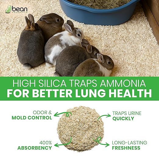 Hemp Animal Bedding 5 Lbs = 25.5 Liters of Natural Ground Hurds - Super Absorbent- DUST Free- for Your Horse, Chicken, Rabbit, Reptile, Hamster, Cage Coop or CAT Litter - USA Grown - Carbon Negative