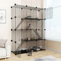 STILLCOVE Cat Cage Indoor, Big Wire Cat Cage Kennels Enclosures DIY Playpen Crates, Pet Pen C&C Cage for Multiple Cats Kittens Rabbits Bunny Ferrets Chinchilla and Small Animals