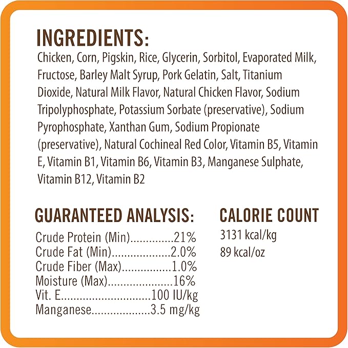 NutriChomps Dog Chews, 6-inch Twists, Easy to Digest, Long Lasting, Rawhide-Free Dog Treats, 15 Count, Real Chicken flavor