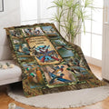 Duck Throw Blanket Hunting Mallard Duck Stuff Gifts for Kids Girls Boys Adults Women Men Soft Cozy Warm Plush Fluffy Fuzzy Fleece Blanket Decor 60''X80''