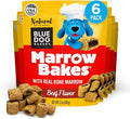Blue Dog Bakery MarrowBakes Snacks | Small, Crunchy Beef Flavor Treat | Natural Healthy Dog Treats, 12 oz (Pack of 6)