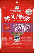 Stella & Chewy's Freeze-Dried Raw Tantalizing Turkey Meal Mixers- Dog Food Topper and Mixer - Made with 95% Cage-Free Turkey, Organs & Bone - Perfect for Picky Eaters - Grain-Free - 1 oz (Pack of 6)