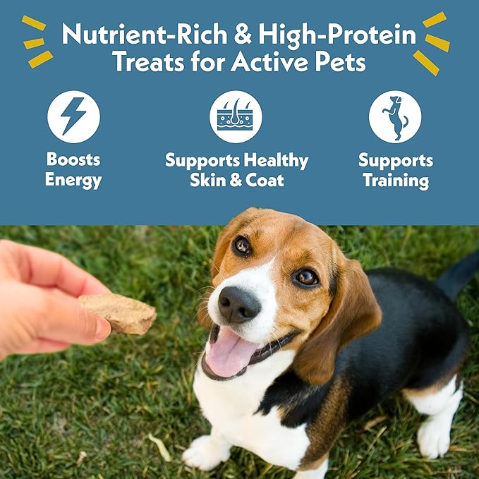 Fresh Is Best Turkey Liver Fillets Freeze Dried Dog Treats – Raw Freeze Dried Treats for Dogs & Cats in Resealable Zipper Bag – High-Protein Single Ingredient – Made in The USA
