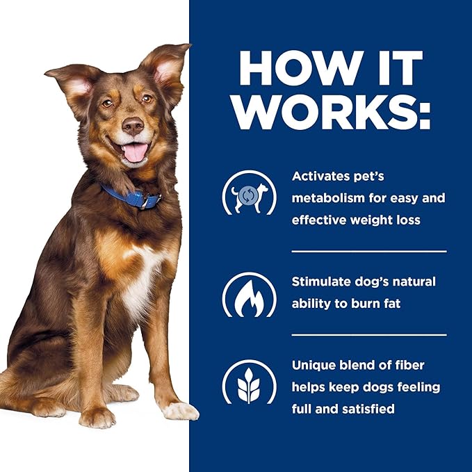 Hill's Prescription Diet Metabolic Weight Management Wet Dog Food, Chicken, 13 oz. Cans, 12-Pack