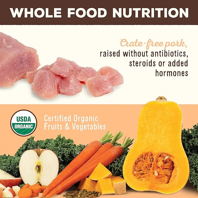 Primal Freeze Dried Dog Food, Pronto Mini Nuggets, Pork; Scoop & Serve, Complete & Balanced Meal; Also Use As Topper or Treat; Premium, Healthy, Grain Free, High Protein Raw Dog Food 25 oz (Pack of 2)