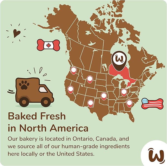 Wufers Pawliday Gourmet Spinkled Small Bones Cookie Dog Treats - Christmas Holiday Dog Snacks - All Natural with Human Grade Ingredients (Sprinkled Small Bones)