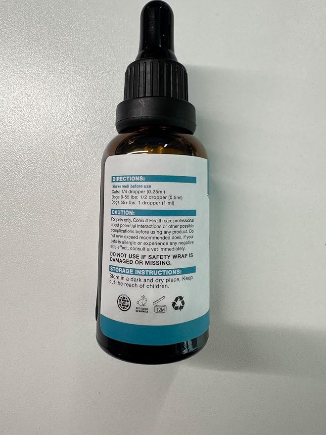 (3 Packs) Pet Oil for Dogs and Cats - Calming Oil Drop, Organic Pets Oils