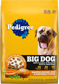 Pedigree Large Breed Dry Dog Food for Large Dogs, Roasted Chicken, Rice and Vegetable Flavor, 36 lb. Bag