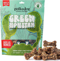 Polkadog Green Monstah Bone Shaped Dog Treats - Kelp & Green Crab, Crunchy, All Natural, Limited Ingredient, Lean Protein & Omega-3 Rich Snacks for Dogs, Great for All Breeds, Made in USA - 7oz