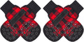 EXPAWLORER Anti-Slip Dog Socks-Double Sides Grips Traction Control on Hardwood Floor,Dog Shoes for Hot/Cold Pavement,Best Paw Protector,Prevents Licking,for Puppy Small Medium Large Senior Dogs