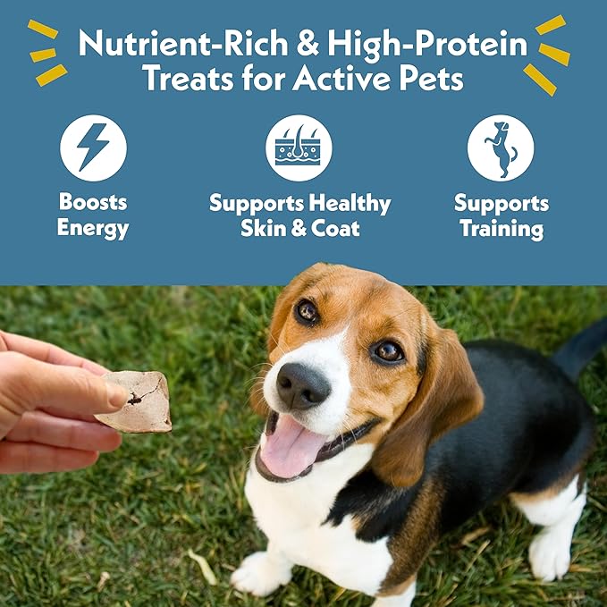 Fresh Is Best Turkey Heart Fillets Freeze Dried Dog Treats – Raw Freeze Dried Treats for Dogs & Cats in Resealable Zipper Bag – High-Protein Single Ingredient – Made in The USA