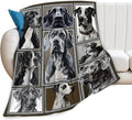 Great Dane Gifts, Dog Throw Blanket, Great Dane Stuff Animal for Women Boys Girls Men Lover Adult Cozy Fleece Flannel Bedding Plush for Couch Sofa Bed Decor 80"X60"