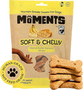 Wet Noses Moments Soft & Chewy Dog Treats – All-Natural, Human-Grade, Non-GMO, Healthy Training & Delicious Snacks for Dogs, for All Dog Sizes & Breeds – Peanut Butter & Banana, 10oz (Single Pack)