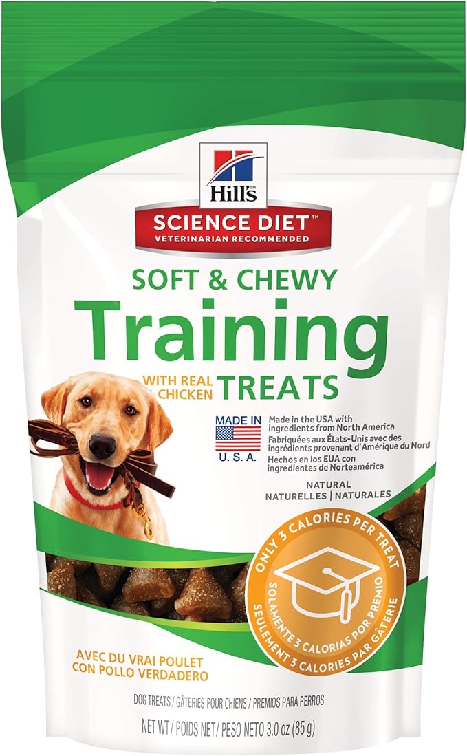 Hill's Natural Jerky Strips, All Life Stages, Great Taste, Dog Treats, Chicken (Small & mini Breeds), 7.1 oz Bag (Pack of 2)