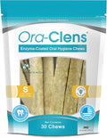 Oral Hygiene Chews for Small Dogs-Enzymatic Dental Treats for Daily Oral Care, Cleans Teeth and Freshens Breath, Reduces Plaque, Bacteria and Tartar Build Up Without Brushing-30 Chews