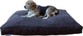Dogbed4less XL Memory Foam Dog Bed for Medium Large Dogs with Orthopedic Comfort, Waterproof Liner and Espresso Washable Pet Bed Cover 47X29 Pillow