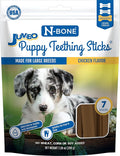 N-Bone Jumbo Puppy Teething Sticks Chicken Flavor Dog Treats, 7.28-oz Bag