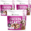 Dr. Harvey's Freeze-Dried Chicken Hearts - Training Dog Treats, Single Ingredient, All-Natural USA Sourced Protein, Allergen-Free - 7 Ounces (Pack of 3)