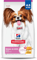 Hill's Science Diet Light, Adult 1-6, Small & Mini Breeds Weight Management Support, Dry Dog Food, Chicken & Barley, 4.5 lb Bag