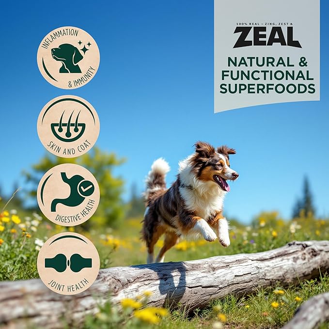 ZEAL Canada Air-Dried Turkey Recipe for Dogs - High Protein, Natural Superfoods, Nutrient Rich, No Fillers, Grain Free, Complete & Balanced (Turkey, 5.5lb)