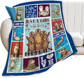 SweetFox Just A Girl Who Loves Otters Blanket, Otter Decor Throw Blanket Gifts for Girls Boys Lovers Super Warm Soft Plush Fleece Flannel Winter Bedding Blankets for Kids Adults Men Women 50"X40"
