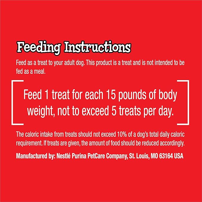 Purina Twistables Beef and Cheese Flavor Treats for Dogs - (Pack of 4) 26 oz. Pouches