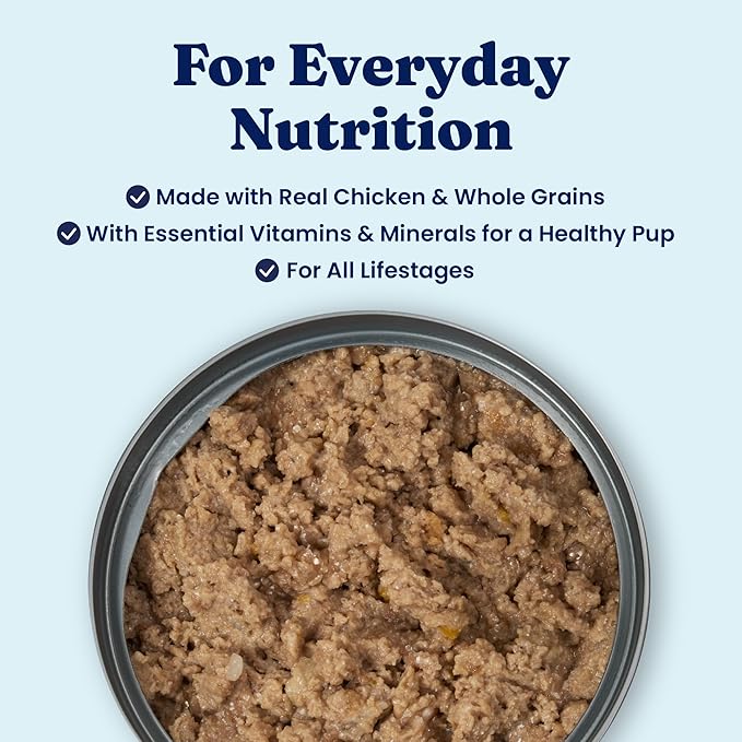 Solid Gold Canned Dog Food for Adult, Puppy & Senior Dogs - High Calorie, High Protein Wet Dog Food w/Real Chicken, Whole Grains & Superfoods for Gut Health - Small, Medium & Large Breed Dogs -6 Pack