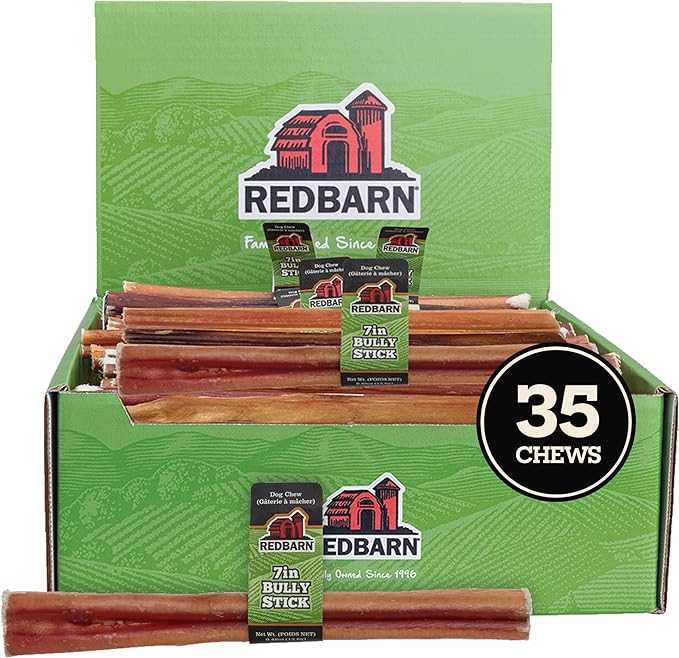 Redbarn Bully Stick 7IN Case of 35