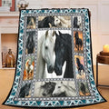 Horse Throw Blanket Horse Stuff Gifts for Kids Girls Boys Adults Women Men Soft Cozy Warm Plush Fluffy Fuzzy Fleece Blanket Decor 40''X50''