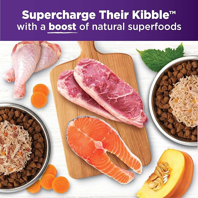 Wellness Bowl Boosters Simply Shreds Wet Dog Food Topper for Small, Medium, & Large Breeds, Grain Free, Natural, Chicken Variety Pack, 2.8 Ounce Pouch (Pack of 12)