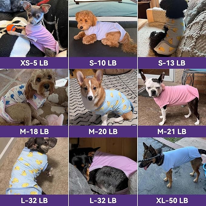 cyeollo Recovery Suit for Dogs Surgery Suit Female Spay Soft Pet Onesie Bodysuit After Sugery Male Dog Neuter Pet Clothes Small Dogs Surgical Recovery Shirt, Unicorn S