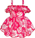 Fitwarm Tropical Dog Dress, Ruffled Doggy Hawaiian Dress, Dog Summer Clothes for Small Dogs Girl, Pet Outfit, Red, White, XXS